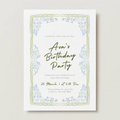 "Vintage Blooms" Customizable Invitation