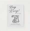 "Wedding Ring Ring" Telephone Template