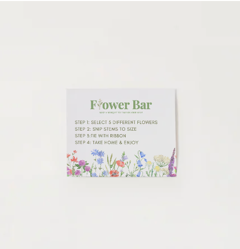 "Flower Bar" Template